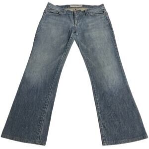 Joes Jeans Womens Size 29 Low Rise Boot Cut Zip Fly Med Wash Blue Denim W185410